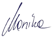 Unterschrift Monika